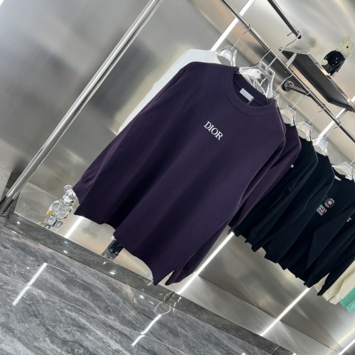 Cheap Christian Dior T-Shirts Long Sleeved For Unisex #1244819 Replica Wholesale [$42.00 USD] [ITEM#1244819] on Replica Christian Dior T-Shirts