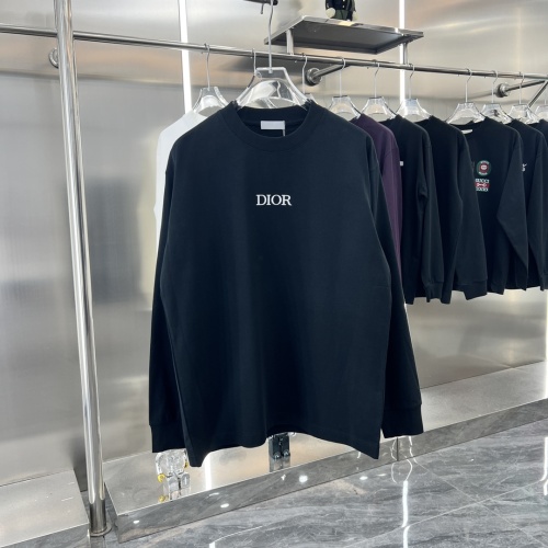 Cheap Christian Dior T-Shirts Long Sleeved For Unisex #1244824 Replica Wholesale [$42.00 USD] [ITEM#1244824] on Replica Christian Dior T-Shirts