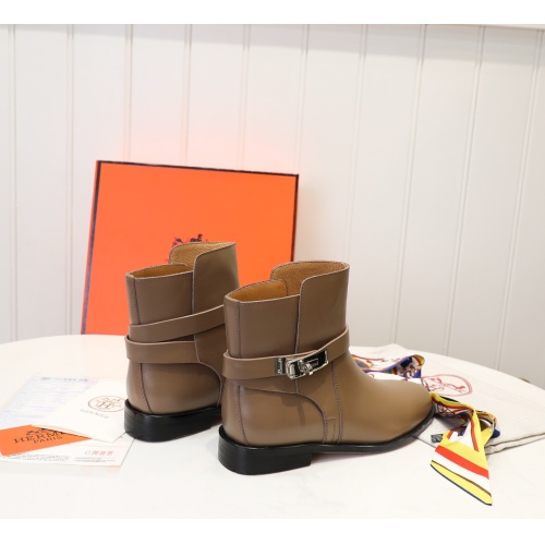 Cheap Hermes Boots For Women #1244825 Replica Wholesale [$98.00 USD] [ITEM#1244825] on Replica Hermes Boots