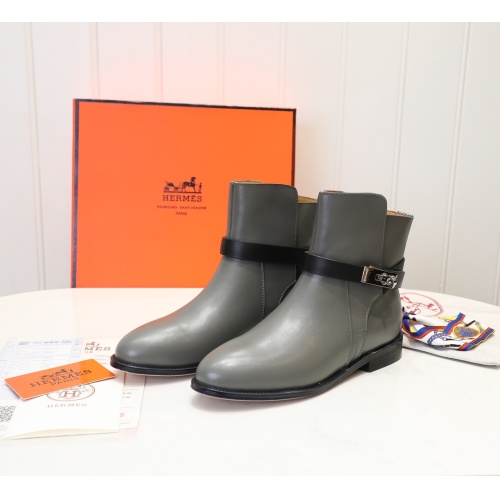 Cheap Hermes Boots For Women #1244829 Replica Wholesale [$98.00 USD] [ITEM#1244829] on Replica Hermes Boots