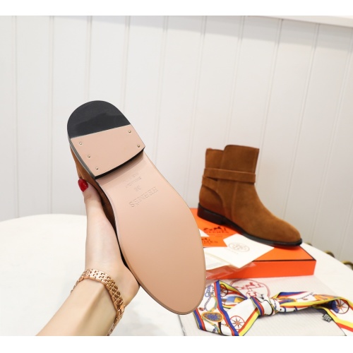 Cheap Hermes Boots For Women #1244834 Replica Wholesale [$98.00 USD] [ITEM#1244834] on Replica Hermes Boots