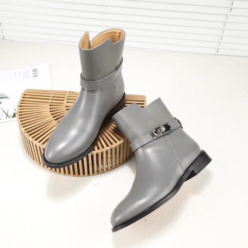 Cheap Hermes Boots For Women #1244841 Replica Wholesale [$98.00 USD] [ITEM#1244841] on Replica Hermes Boots