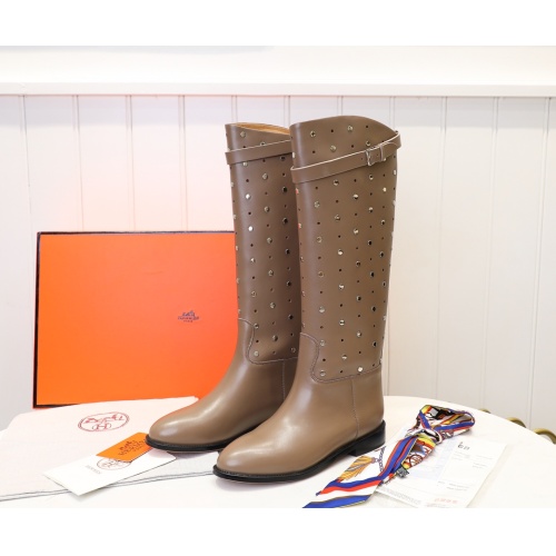 Cheap Hermes Boots For Women #1244851 Replica Wholesale [$132.00 USD] [ITEM#1244851] on Replica Hermes Boots