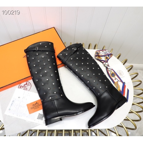 Cheap Hermes Boots For Women #1244854 Replica Wholesale [$132.00 USD] [ITEM#1244854] on Replica Hermes Boots