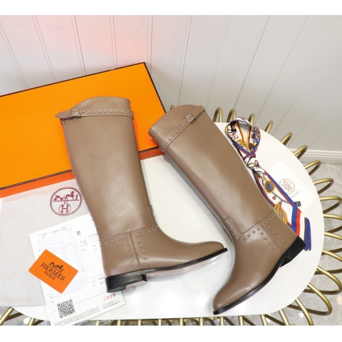 Cheap Hermes Boots For Women #1244857 Replica Wholesale [$118.00 USD] [ITEM#1244857] on Replica Hermes Boots