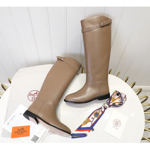 Cheap Hermes Boots For Women #1244857 Replica Wholesale [$118.00 USD] [ITEM#1244857] on Replica Hermes Boots