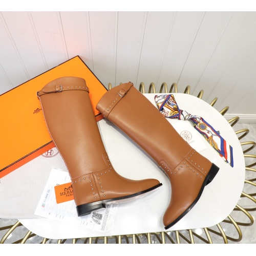 Cheap Hermes Boots For Women #1244858 Replica Wholesale [$118.00 USD] [ITEM#1244858] on Replica Hermes Boots