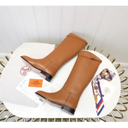 Cheap Hermes Boots For Women #1244858 Replica Wholesale [$118.00 USD] [ITEM#1244858] on Replica Hermes Boots