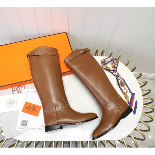 Cheap Hermes Boots For Women #1244859 Replica Wholesale [$118.00 USD] [ITEM#1244859] on Replica Hermes Boots