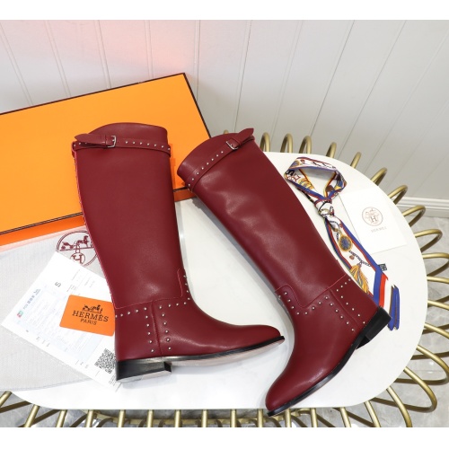 Cheap Hermes Boots For Women #1244860 Replica Wholesale [$118.00 USD] [ITEM#1244860] on Replica Hermes Boots