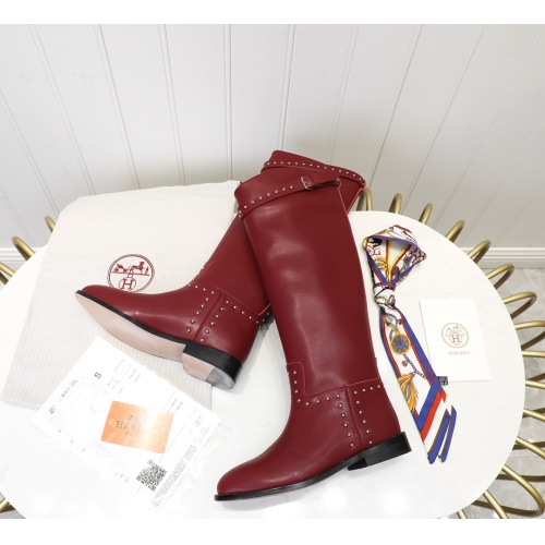 Cheap Hermes Boots For Women #1244860 Replica Wholesale [$118.00 USD] [ITEM#1244860] on Replica Hermes Boots