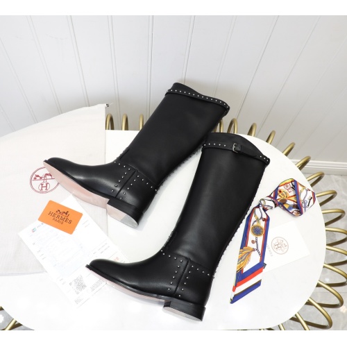 Cheap Hermes Boots For Women #1244862 Replica Wholesale [$118.00 USD] [ITEM#1244862] on Replica Hermes Boots