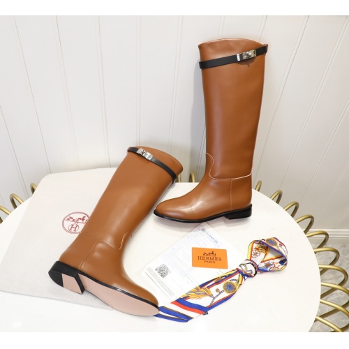 Cheap Hermes Boots For Women #1244872 Replica Wholesale [$112.00 USD] [ITEM#1244872] on Replica Hermes Boots