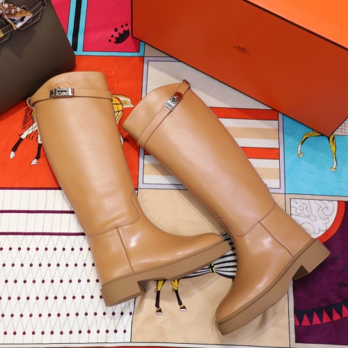 Cheap Hermes Boots For Women #1244874 Replica Wholesale [$112.00 USD] [ITEM#1244874] on Replica Hermes Boots