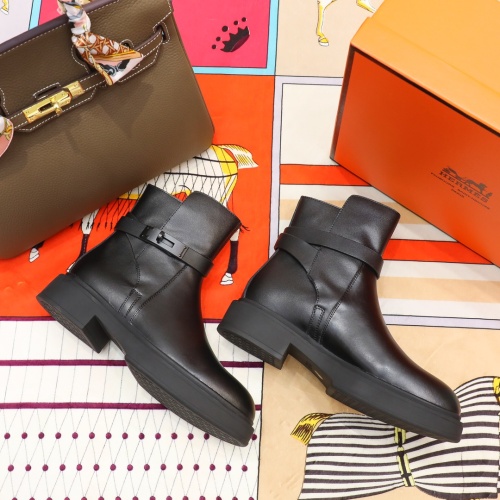 Cheap Hermes Boots For Women #1244883 Replica Wholesale [$102.00 USD] [ITEM#1244883] on Replica Hermes Boots