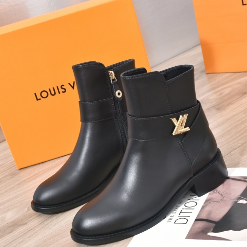 Cheap Louis Vuitton Boots For Women #1244888 Replica Wholesale [$98.00 USD] [ITEM#1244888] on Replica Louis Vuitton Boots