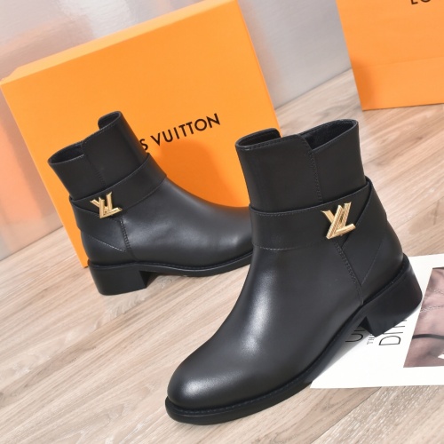 Cheap Louis Vuitton Boots For Women #1244888 Replica Wholesale [$98.00 USD] [ITEM#1244888] on Replica Louis Vuitton Boots