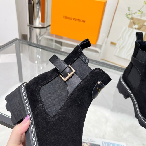 Cheap Louis Vuitton Boots For Women #1244896 Replica Wholesale [$100.00 USD] [ITEM#1244896] on Replica Louis Vuitton Boots