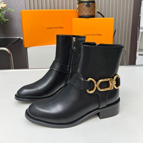 Cheap Louis Vuitton Boots For Women #1244905 Replica Wholesale [$102.00 USD] [ITEM#1244905] on Replica Louis Vuitton Boots