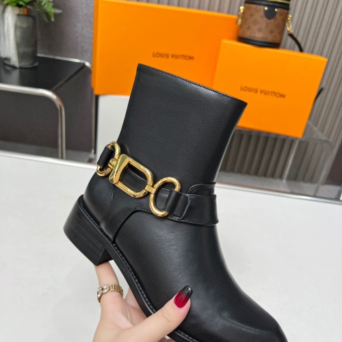 Cheap Louis Vuitton Boots For Women #1244905 Replica Wholesale [$102.00 USD] [ITEM#1244905] on Replica Louis Vuitton Boots