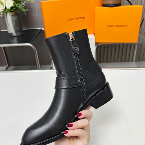 Cheap Louis Vuitton Boots For Women #1244905 Replica Wholesale [$102.00 USD] [ITEM#1244905] on Replica Louis Vuitton Boots