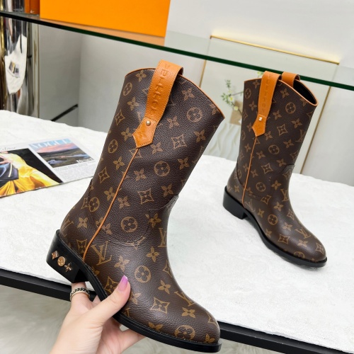 Cheap Louis Vuitton Boots For Women #1244906 Replica Wholesale [$108.00 USD] [ITEM#1244906] on Replica Louis Vuitton Boots