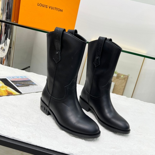 Cheap Louis Vuitton Boots For Women #1244907 Replica Wholesale [$108.00 USD] [ITEM#1244907] on Replica Louis Vuitton Boots