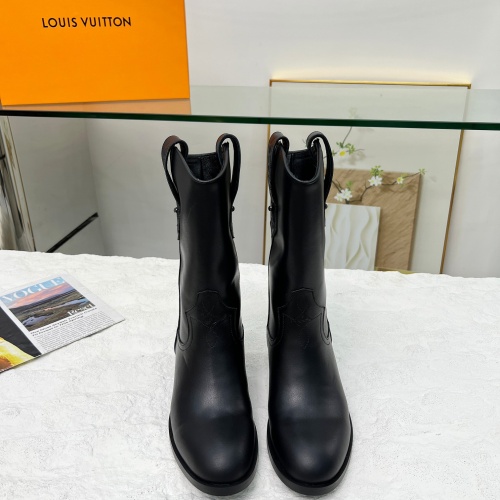 Cheap Louis Vuitton Boots For Women #1244907 Replica Wholesale [$108.00 USD] [ITEM#1244907] on Replica Louis Vuitton Boots