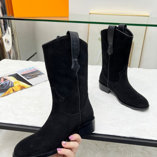 Cheap Louis Vuitton Boots For Women #1244908 Replica Wholesale [$108.00 USD] [ITEM#1244908] on Replica Louis Vuitton Boots