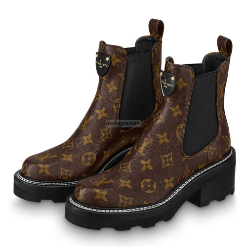 Cheap Louis Vuitton Boots For Women #1244909 Replica Wholesale [$98.00 USD] [ITEM#1244909] on Replica Louis Vuitton Boots