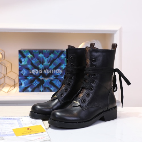 Cheap Louis Vuitton Boots For Women #1244910 Replica Wholesale [$102.00 USD] [ITEM#1244910] on Replica Louis Vuitton Boots