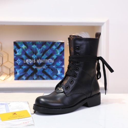 Cheap Louis Vuitton Boots For Women #1244910 Replica Wholesale [$102.00 USD] [ITEM#1244910] on Replica Louis Vuitton Boots