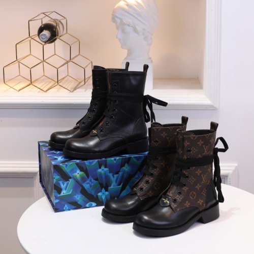 Cheap Louis Vuitton Boots For Women #1244911 Replica Wholesale [$102.00 USD] [ITEM#1244911] on Replica Louis Vuitton Boots