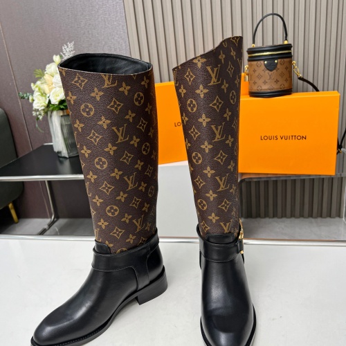 Cheap Louis Vuitton Boots For Women #1244913 Replica Wholesale [$130.00 USD] [ITEM#1244913] on Replica Louis Vuitton Boots