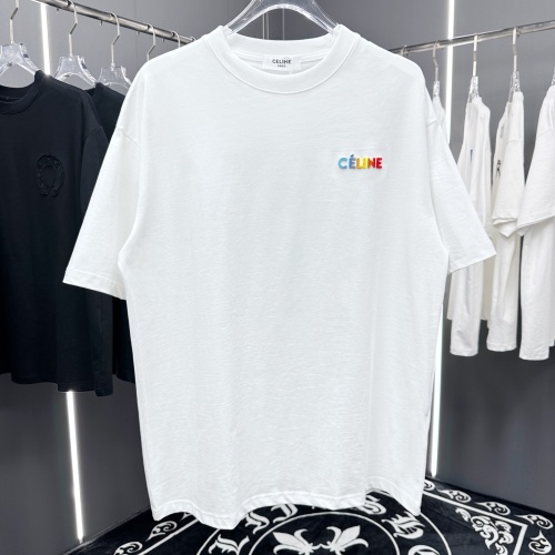 Cheap Celine T-Shirts Short Sleeved For Unisex #1244929 Replica Wholesale [$42.00 USD] [ITEM#1244929] on Replica Celine T-Shirts