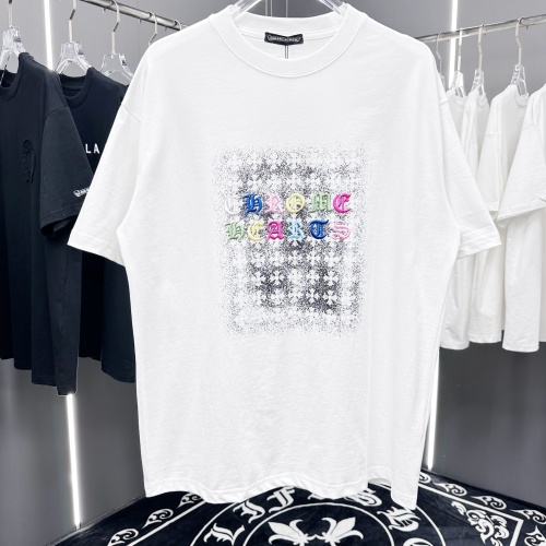 Cheap Chrome Hearts T-Shirts Short Sleeved For Unisex #1244931 Replica Wholesale [$42.00 USD] [ITEM#1244931] on Replica Chrome Hearts T-Shirts