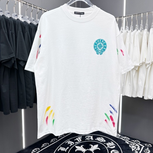 Cheap Chrome Hearts T-Shirts Short Sleeved For Unisex #1244933 Replica Wholesale [$42.00 USD] [ITEM#1244933] on Replica Chrome Hearts T-Shirts