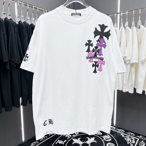 Cheap Chrome Hearts T-Shirts Short Sleeved For Unisex #1244935 Replica Wholesale [$42.00 USD] [ITEM#1244935] on Replica Chrome Hearts T-Shirts