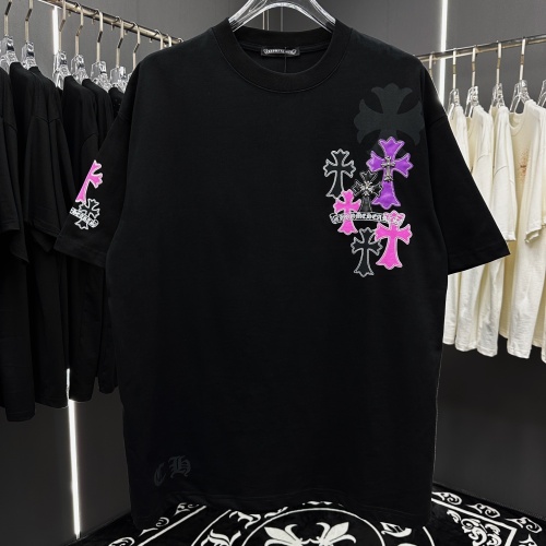 Cheap Chrome Hearts T-Shirts Short Sleeved For Unisex #1244936 Replica Wholesale [$42.00 USD] [ITEM#1244936] on Replica Chrome Hearts T-Shirts