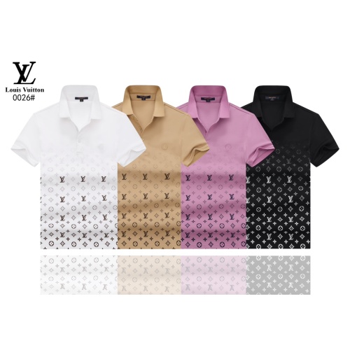 Cheap Louis Vuitton LV T-Shirts Short Sleeved For Men #1244938 Replica Wholesale [$39.00 USD] [ITEM#1244938] on Replica Louis Vuitton LV T-Shirts