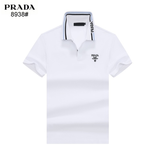 Cheap Prada T-Shirts Short Sleeved For Men #1244953 Replica Wholesale [$39.00 USD] [ITEM#1244953] on Replica Prada T-Shirts