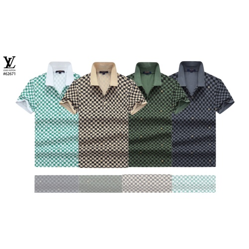 Cheap Louis Vuitton LV T-Shirts Short Sleeved For Men #1244956 Replica Wholesale [$39.00 USD] [ITEM#1244956] on Replica Louis Vuitton LV T-Shirts