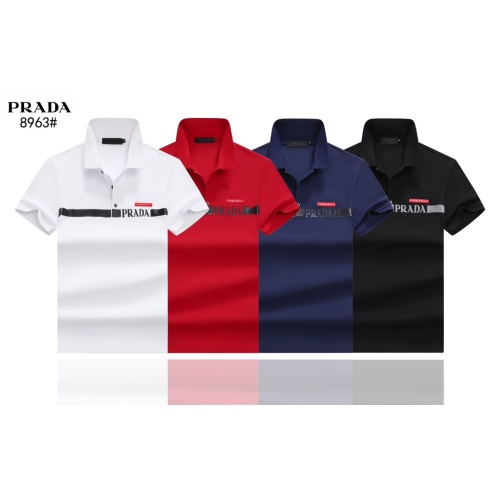 Cheap Prada T-Shirts Short Sleeved For Men #1244967 Replica Wholesale [$39.00 USD] [ITEM#1244967] on Replica Prada T-Shirts