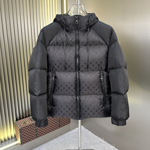 Cheap Louis Vuitton LV Down Feather Coat Long Sleeved For Men #1245033 Replica Wholesale [$220.00 USD] [ITEM#1245033] on Replica Louis Vuitton LV Down Feather Coat