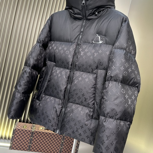 Cheap Louis Vuitton LV Down Feather Coat Long Sleeved For Men #1245035 Replica Wholesale [$220.00 USD] [ITEM#1245035] on Replica Louis Vuitton LV Down Feather Coat