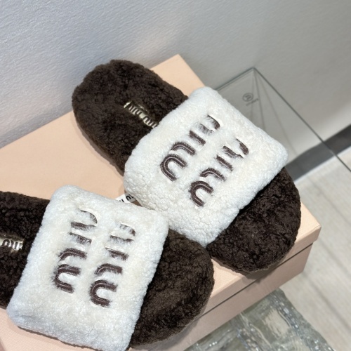 Cheap MIU MIU Slippers For Women #1245038 Replica Wholesale [$98.00 USD] [ITEM#1245038] on Replica MIU MIU Slippers