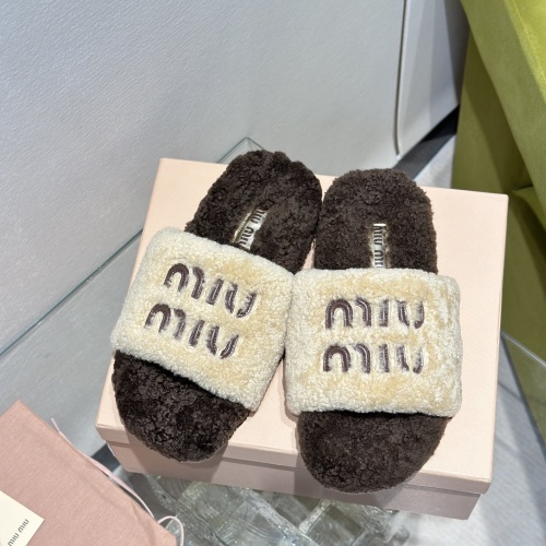 Cheap MIU MIU Slippers For Women #1245039 Replica Wholesale [$98.00 USD] [ITEM#1245039] on Replica MIU MIU Slippers