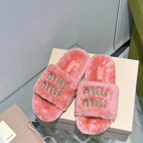 Cheap MIU MIU Slippers For Women #1245043 Replica Wholesale [$98.00 USD] [ITEM#1245043] on Replica MIU MIU Slippers