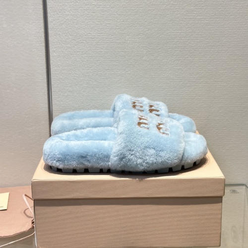 Cheap MIU MIU Slippers For Women #1245044 Replica Wholesale [$98.00 USD] [ITEM#1245044] on Replica MIU MIU Slippers