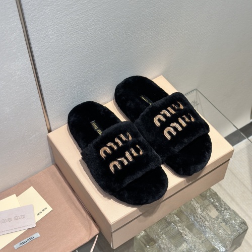 Cheap MIU MIU Slippers For Women #1245045 Replica Wholesale [$98.00 USD] [ITEM#1245045] on Replica MIU MIU Slippers